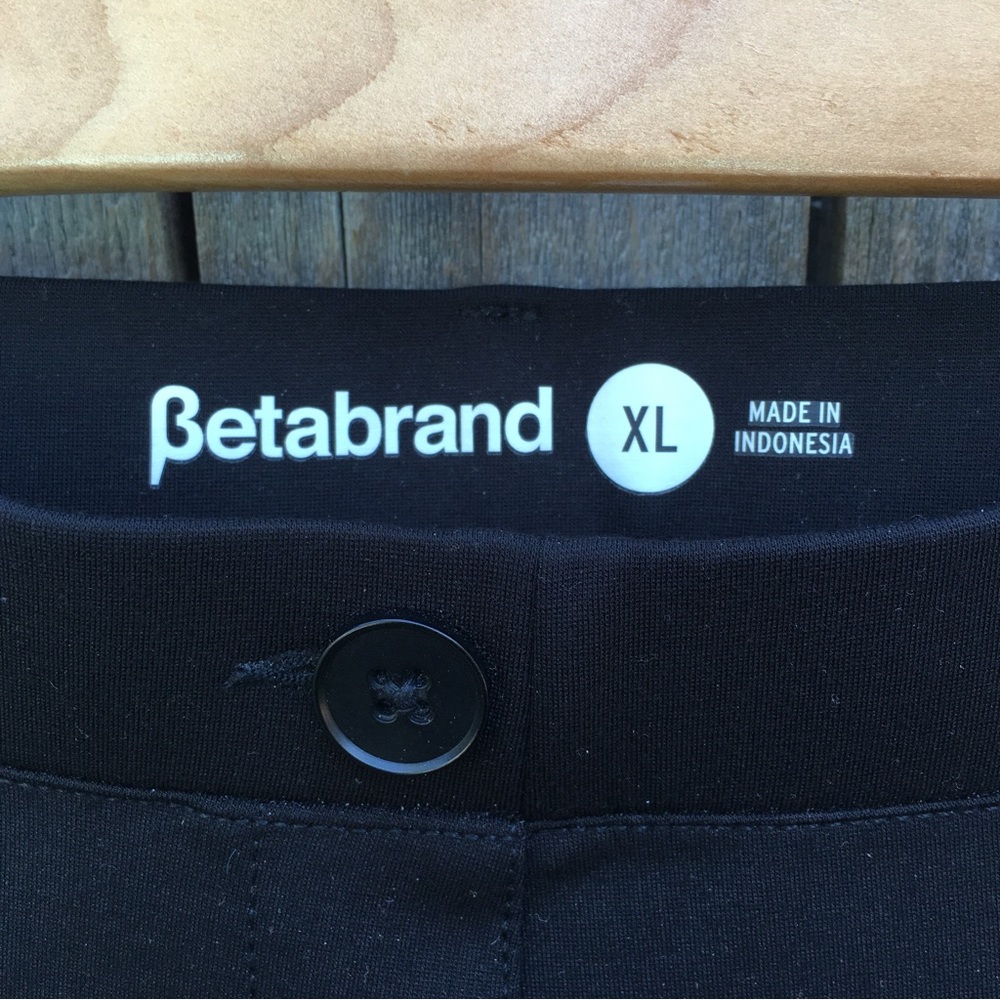Betabrand Straight Leg Classic Dress Yoga Pant Black XL - Picture 7 of 16
